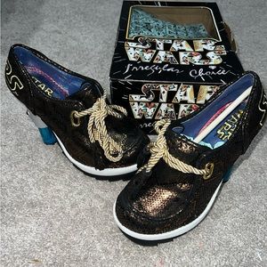 Irregular Choice ‘Skywalker’ light saber heels!